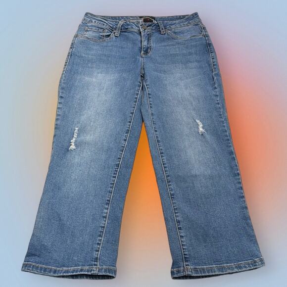 EARL JEANS Women’s 6 Capri Length Blue Jeans - Picture 2 of 3